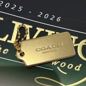 Coach Gold Key Hangtag